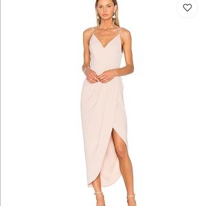 NWT Shona Joy Cocktail Draped Dress in Ballet sz 4